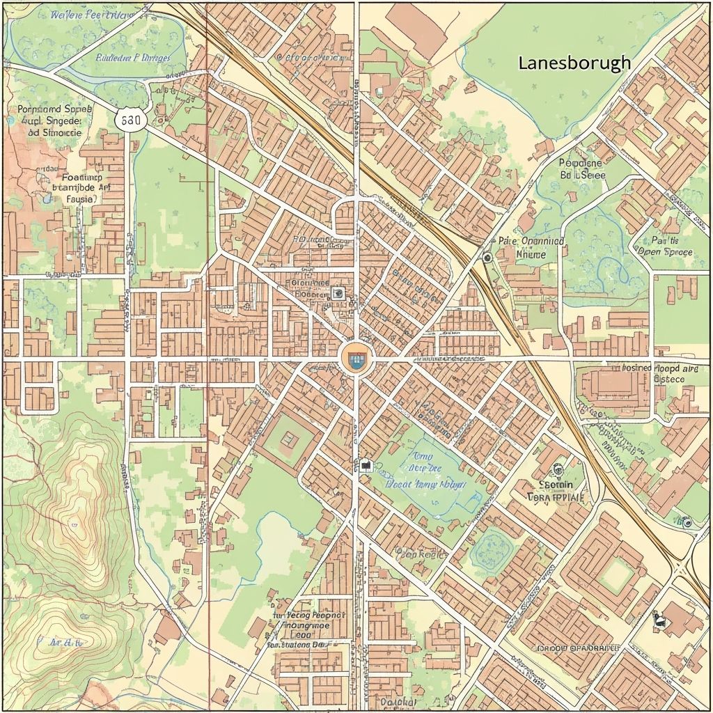 Lanesborough location map